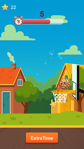 Basketball Shot screen showing another challenge