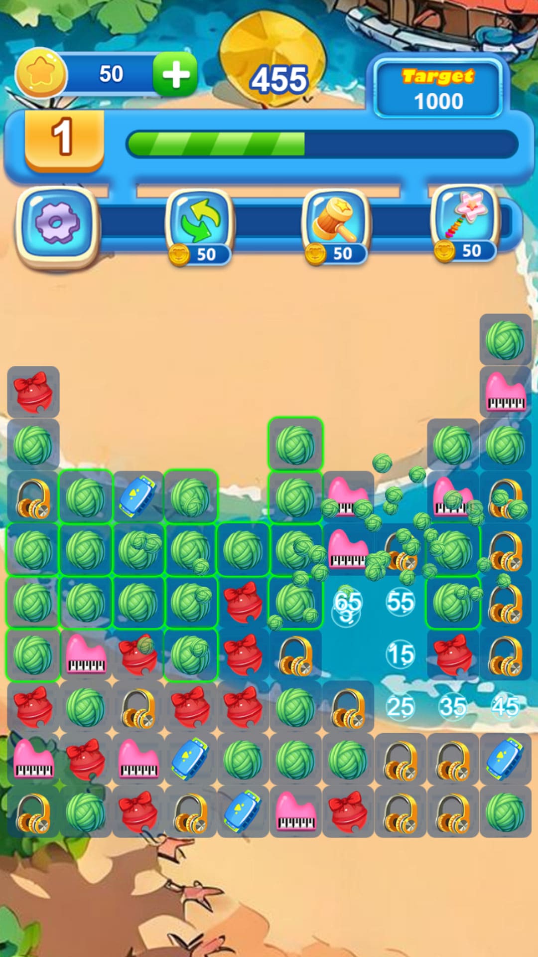 Ocean Match UP Gameplay